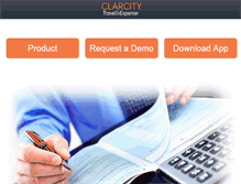 Tablet Screenshot of clarcity.com